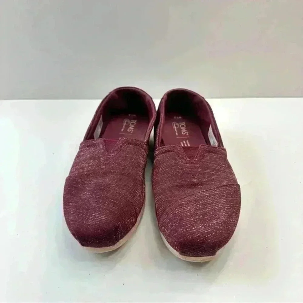 Toms alpargata burgundy
